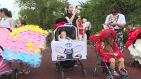 Юрта на колесах и король на троне: как в Павлодаре провели парад колясок